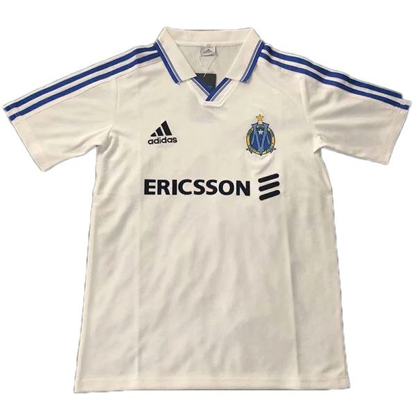 Olympique de Marseille home retro soccer jersey maillot match men's 1st sportwear football shirt 1999-2000